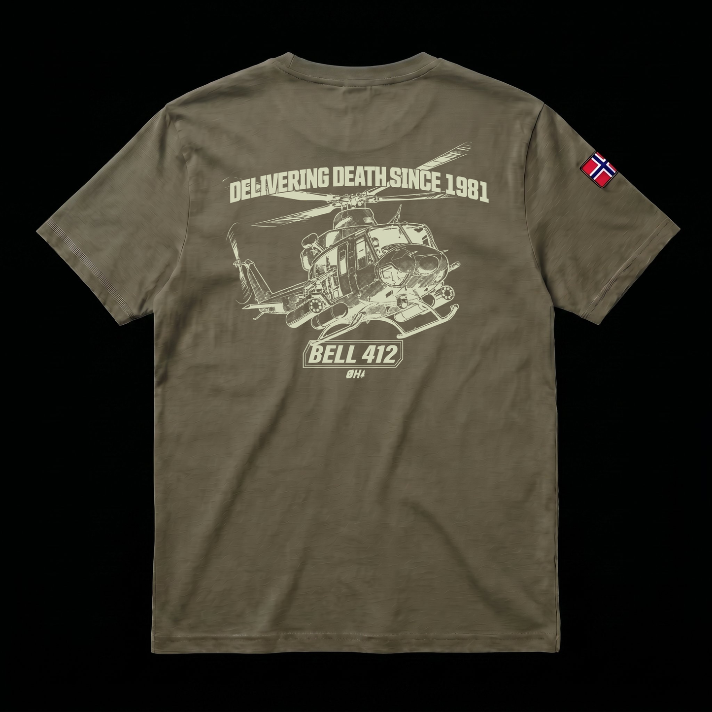Bell 412 - back print